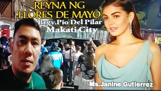 FLORES DE MAYO AT BRGY.PIO DEL PILAR MAKATI CITY Ms.Janine Gutierrez GMA star