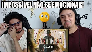 REACT Cesar MC - Canção Infantil part. Cristal (VideoClipe Oficial)