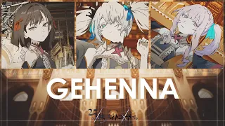 [FULL VER] Gehenna (ジェヘナ) / 25時、ナイトコードで。× 初音ミク | Color Coded Kan/Rom/Eng Lyrics プロセカ