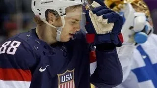 U.S. Olympic men's hockey team shut out by Finland