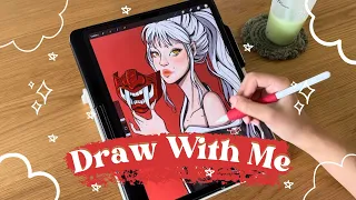 Draw With Me Session 1 with Q&A | Draw This In Your Style Challenge | Meet My Original Character