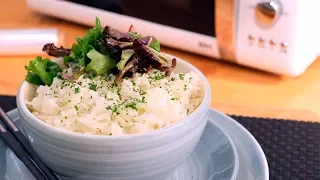 Receta de arroz blanco al microondas - Cocinatis