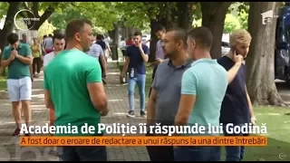 Scandal uriaş după examenul de admitere la Academia de Poliţie!