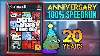 100% Anniversary Speedrun - 20 Years of GTA 3