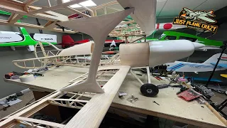 Building the EMHW 2.43m 47% Pitts Special pt.3 Upper Wing Set