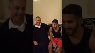 رياض محرز مع عبدالقادر سيكتور riad Mahrez avec abdelkader secteur