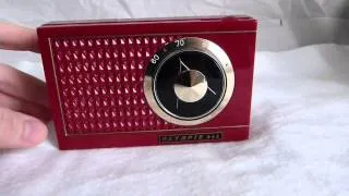 1958 Olympic model 666 transistor radio made in Japan by Crown