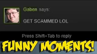 CS:GO FUNNY MOMENTS - SCAMMED BY VALVE, RAGE FAILS, SHARTING & MORE