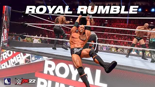 The Best WWE 2K22 30 Man Royal Rumble Match Ever!