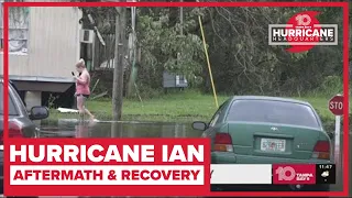 Flooding damage in Polk County after Hurricane Ian