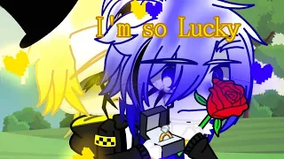 I'm so Lucky✨||meme||Gacha club||Undertale Au||Sans Au💙🎊🎉✨💖💕||✨💛Bill x Erorr 404💙✨ & ✨💛Erorr x Ink💚✨