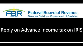 How to Reply of advance income tax on IRIS | U/S 147