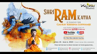 SPECIAL LIVE STREAM: Day 8 Shri Ram Katha, Punjabi Bagh (Delhi) January 14 - 22, 2019
