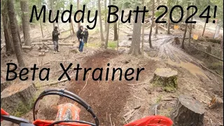 Muddy Butt 2024 on a Beta Xtrainer