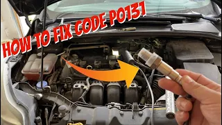 HOW TO REPLACE UPSTREAM OXYGEN SENSOR ON FORD FOCUS MK3 - CODE P0131 - 2011-2018