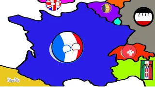 history of france countryballs 1900-2021