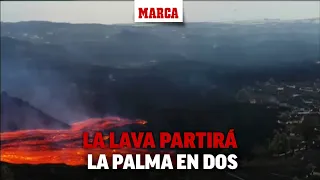 La lava partirá la zona oeste de La Palma en dos I MARCA