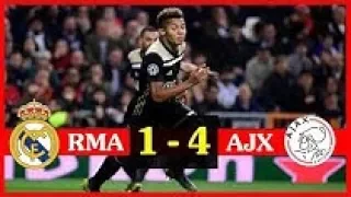 Real Madrid vs Ajax 1 4  All Goals & Extended Highlights  2019 HD