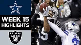 Cowboys vs. Raiders | NFL Week 15 Game Highlights