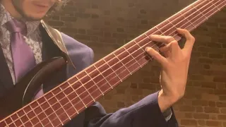 Crazy bass improvised cadenza for Contusion by Stevie Wonder