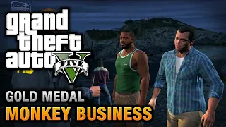 GTA V - Mission #51 - Monkey Business (100% Gold Medal Walkthrough)