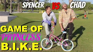 Princess Game Of BIKE With CHAD!