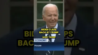 Biden Quickly CLAPS BACK at Trump During Press Conference
