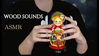 🎧ASMR TAPPING & SCRATCHING WOODEN Items / NO TALKING💤