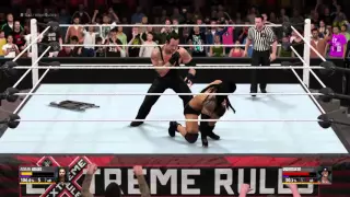 WWE2K16 : Roman Reigns VS The Undertaker Extreme Rules match