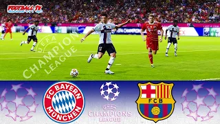 PES 2021 - Bayern Munich vs Barcelona | UEFA Champions League 2022/23 | eFootball Gameplay PC