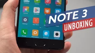 Xiaomi Mi Note 3 Unboxing & Hands-on Review (English)