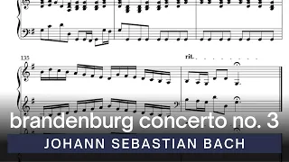 Brandenburg Concerto No. 3 in G Major, BWV 1048 (Organ Duet) | J.S. Bach | Hauptwerk Bückeburg