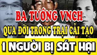 LÝ DO ĐAU XÓT 3 Tướng VNCH QUA ĐỜI ngay trong TRẠI CẢI TẠO | Tin Nhanh Lịch Sử