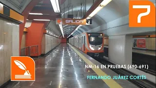 Metro CDMX - Línea 7 - Constituyentes - NM-16 (EN PRUEBAS)