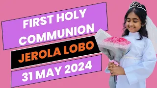 First Holy Communion of Jerola Lobo