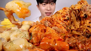 왜인진 모르겠으나 소림마라 로제마라샹궈 먹고 싶은 날이에요...  크림새우꿔바로우랑 먹방 ! ! ! ASMR MUKBANG Rose Malaxianguo Cream shimps