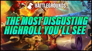 The Most Disgusting Highroll You'll See | Dogdog Hearthstone Battlegrounds