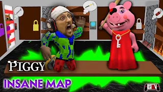 ROBLOX PIGGY INSANE CHALLENGE!  FGTeeV Fam vs. 1 Room, Every Door & Nowhere to Hide! Best Time Wins!