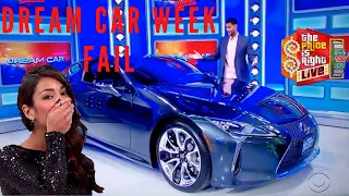 The price is right dream car week EPIC fail!!! **Spoiler Alert** $100,114 down the drain.