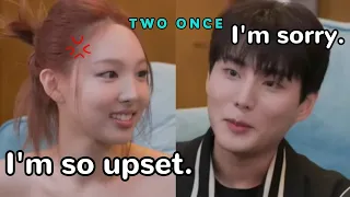 day6 youngk getting roasted by nayeon 😂 (they trained together)