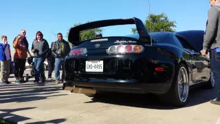 Cars and coffee supra anti lag