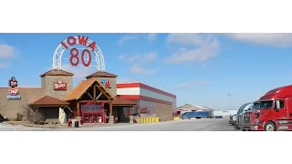 Leaving Chicago. We got to go by The Worlds Largest Truck Stop.