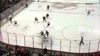 Turris snipes a shot from the hash marks (12/9/13)