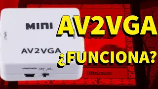 AV2VGA, revive tu viejo monitor de PC - Videojuegos retro (SNES) en monitor, AV a VGA (adaptador),
