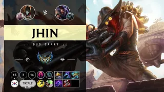 Jhin ADC vs Draven - KR Challenger Patch 14.9