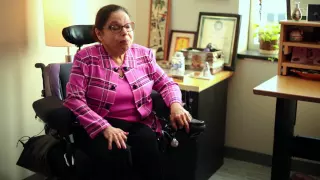 Judy Heumann (audio description) | Google Impact Challenge: Disabilities | ADA 25th Anniversary