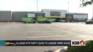Alleged gym theft leads to larger crime spree
