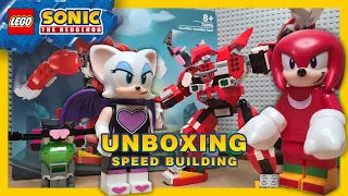 LEGO Knuckles' Guardian Mech (76996) Unboxing, Speed Building and Review 2024 ASMR