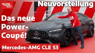 Mercedes-AMG CLE 53: Das neue Power-Coupé für Einsteiger!? Neuvorstellung | auto motor und sport