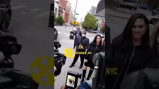 Jennifer Connelly for Top Gun Movie in NYC today ..